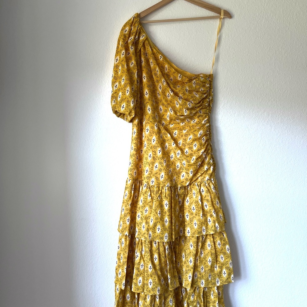 Veronica Beard Virginia Dress in Yellow - Picture 8 of 11